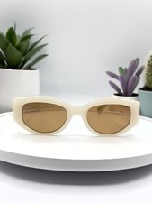 Garrett Leight GLCO Unisex Sunglasses Retro Biggie Color ECRU New