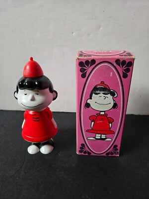 Vintage Avon  FULL Peanuts Character LUCY BUBBLE BATH FIGURINE