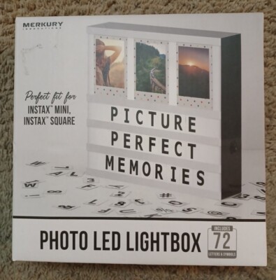 Photo LED Lightbox Perfect Fit For Instax Mini And Instax Square. New ...