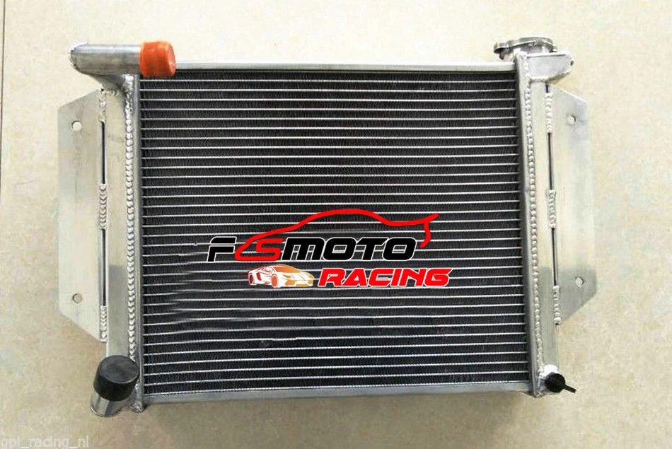 Radiador de aluminio de flujo cruzado de 3 filas para 1968-1972 1969 1970 71 MG MGB 1,8 L manual Foto 4 de 4