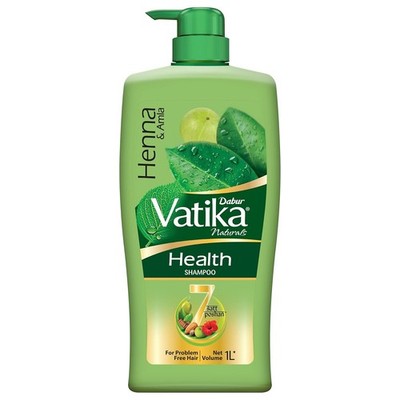 Dabur Vatika Health Shampoo - 1L  Goodness of Henna & Amla