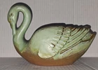 1950s-1965 Frankoma Pottery Swan Planter/Vase (Model #228) Excellent Condition