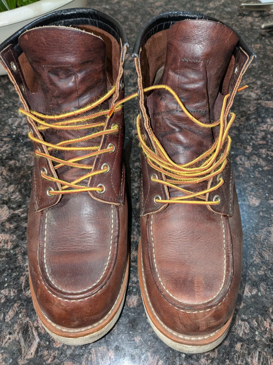 Leather Upper Red Wing Moc Toe Boots for Men for sale | eBay display picture 1