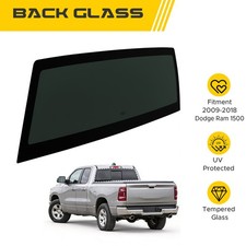 For Vrc 2009-2018 Dodge Ram 1500 Nonheated Rear Back Window Glass Replacement
