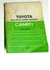 1985 Toyota Camry Electrical Wiring Diagrams Factory Manual OEM