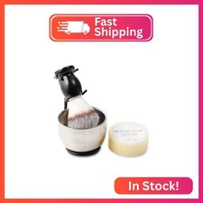 Shaving Brush Set for Men, 4pcs Shaving Set Includes Shaving Brush, Shaving Soap