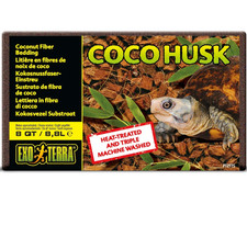 2 PACK 8-Quart Each of Exo Terra Coco Husk Premium Reptile Bedding Brick
