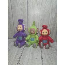 Vintage 1998 Playskool Plush Teletubbies Dipsy Tinky Winky Po Set Of 3 NWT