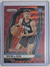 2024-25 Prizm Monopoly Tristan da Silva RC Red Wave #48 Magic