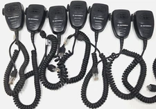 Motorola AARMN4025B Standard Compact Palm Microphone Lot of 7 Untested