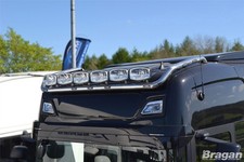 Roof Bar+Jumbo Spots x6+Flush LED To Fit New Gen Scania 2017+ R & S Series High