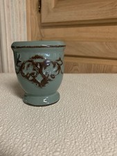 Decorative Toothbrush Holder Olive Color With Beautiful Botanical Design
