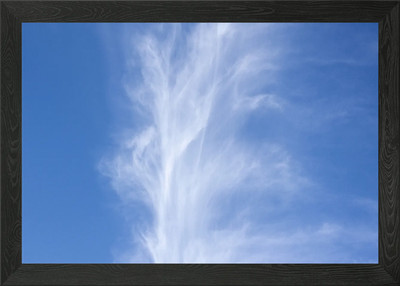 Wolke mit blauem Himmel gerahmtes Wandbild Poster Leinwanddruck Bild
