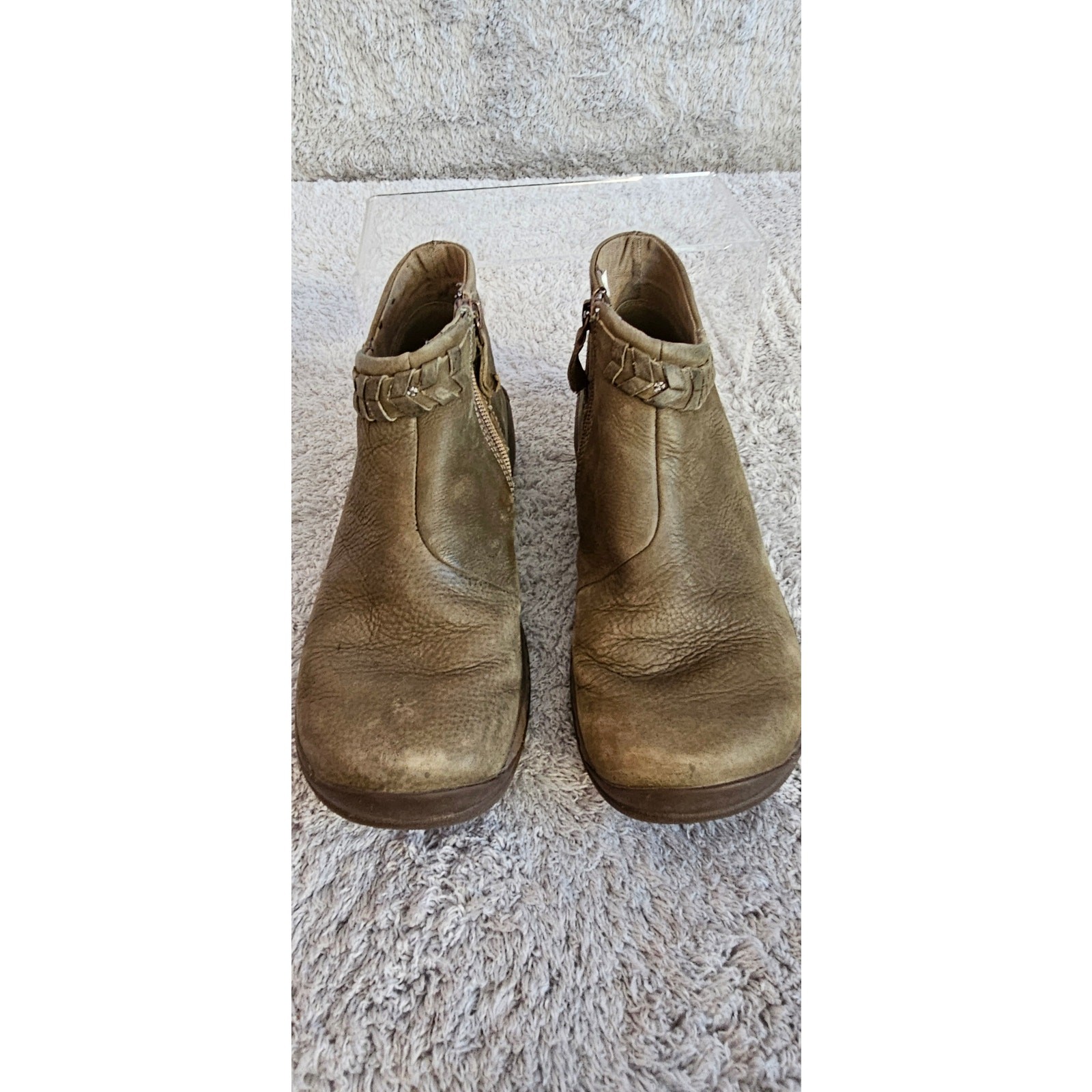 Stivaletti Merrell Encore Intrecciati Bluff Q2 Comfort Pelle Donna Taglia 7 Marrone