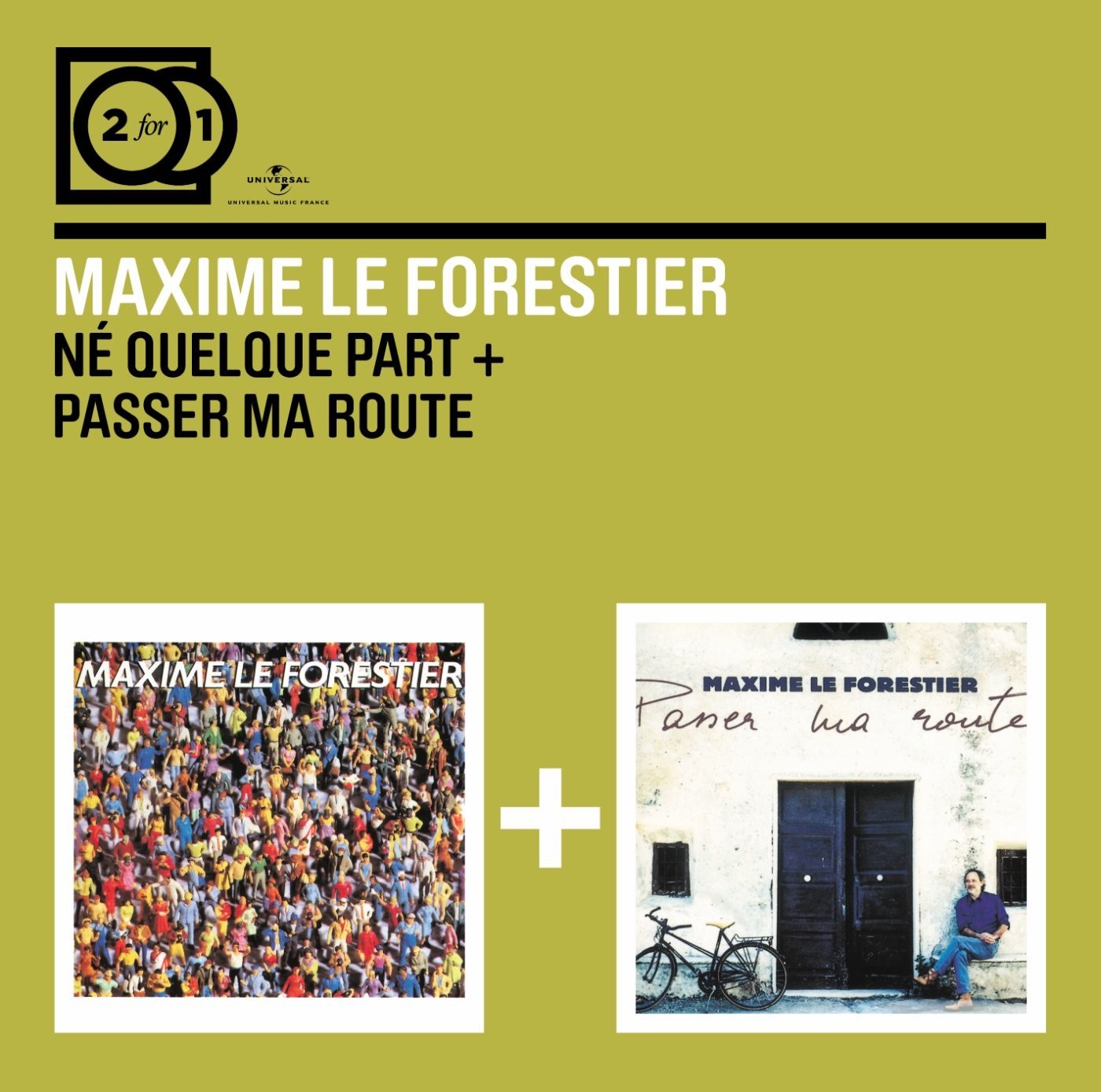 Tryo Maxime Le Forestier - 2For1:Ne Quelque/Passer Ma (CD)
