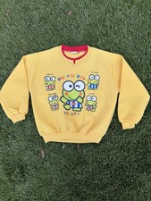 Jersey estilo acolchado vintage Sanrio Keroppi "Sport Club" cuello redondo niños talla 12
