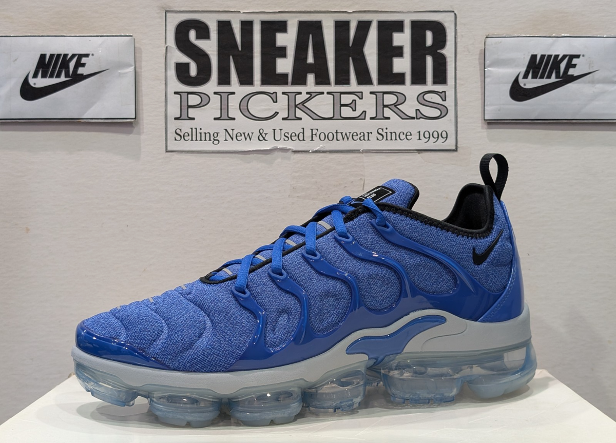 NEW Nike Air VaporMax Plus Game Royal Racer Blue Men\'s 924453 404 Size 8.5 Nike Air Vapormax Plus Mens Running Shoes Game Royal Black  main image 4
