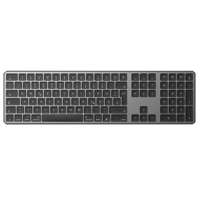 OMOTON Wireless Keyboard Tastatur Schwarz Bluetooth Tastatur Mac OS