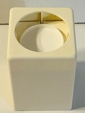 Vintage Dixie Bathroom Cup Pop Up Dispenser Holder Beige Plastic for 3 oz Cups