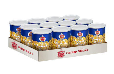 Potato Sticks 5Oz Canister - (Original, 12 Can Tray) - Shoestring Potato Sticks 