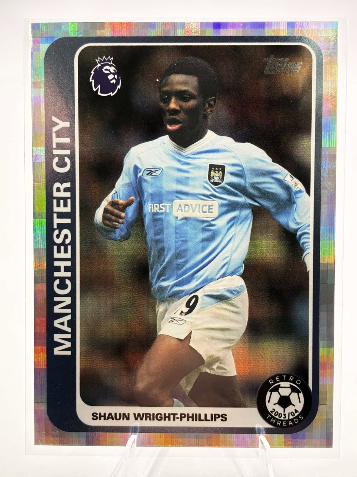 SHAUN WRIGHT PHILLIPS Topps Premier League Flagship 2026 27 RETRO THREADS A011