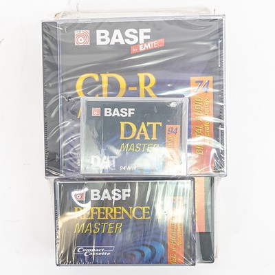 BASF Master Pack   Factory-Sealed Media Set: Cassette, DAT, CD-R & ADAT DA40