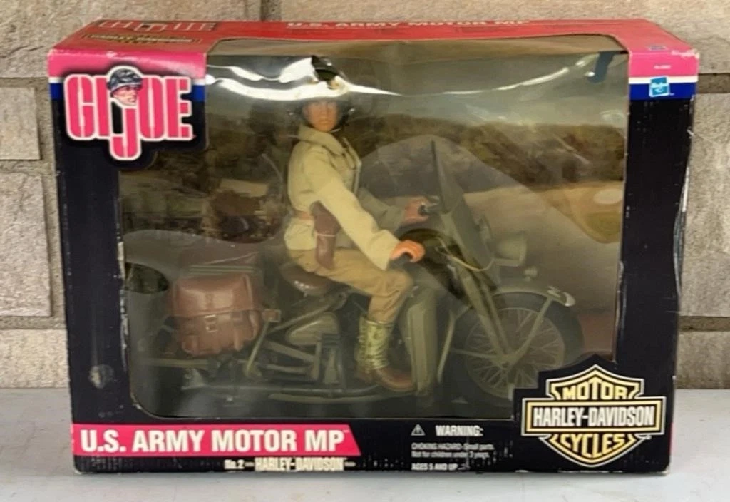 G.I. Joe Military & Adventure 1:6 Motorbike Action Figures for