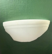 Special Seaglass-XL White Chunk Opal Milk Glass Planter Pot Shard 4.5  In NJ