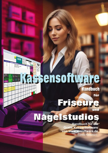 Friseurkasse Handbuch für Gratis Kassensoftware für Friseure, Nagelstudios Buch