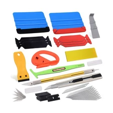 NEWISHTOOL Car Wrap Tools PPF Installation Kit Vinyl Wrap Tool Kit with Felt ...