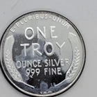 1 OZ .999 FINE SILVER ROUND