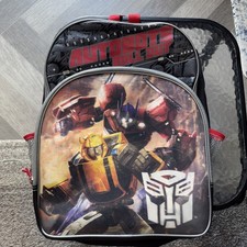 Kids Transformers Back Pack -see Description