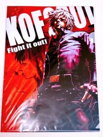 SNK KOF Clear File Set of 4  Kyo, Iori, Terry, K Neogeo Goods LE/MIB? (Note: