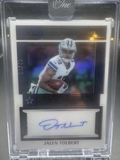 2022 Panini One Jalen Tolbert Rookie Auto 33/49 #120 Day One On Card Auto