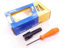 ISCAR 1 1/4 DIA. 4" OAL INDEXABLE END MILL E90 D1.25-W.75 3/4 SHANK 3 FLUTE 1.25