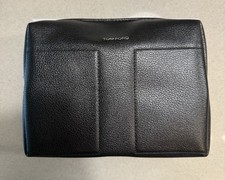 Tom Ford Black Leather Toiletry Bag