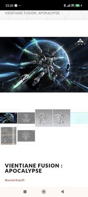 Vientiane Fusion 1/100 Apocalypse - Model Kit (Metal Frame) - Black 