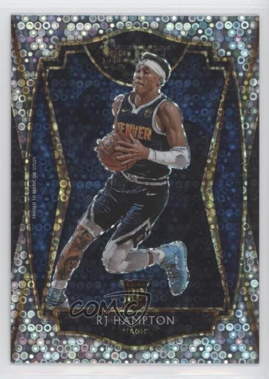 2020-21 Panini Select Premier Level Disco Prizm RJ Hampton #195 0b3