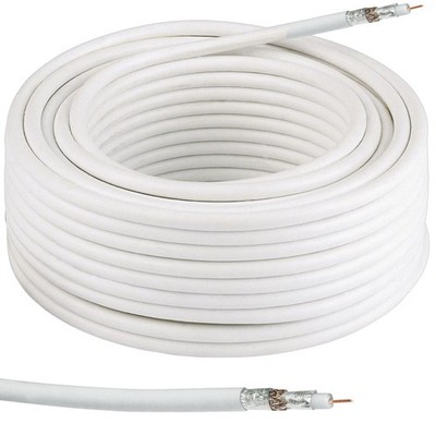 Thomson SAT Installation Koaxial-Kabel 50m 100dB TV Antennen-Kabel Digital Koax