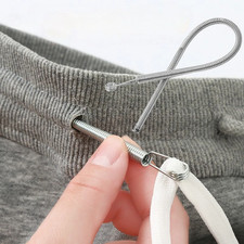 Bendable Spring Drawstring Threader Clip Elastic Cord Hoodie Pants Sewing DIY