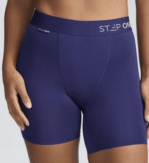 STEP ONE MIDNIGHT BLUE WOMENS BOXER SHORTS XL UK