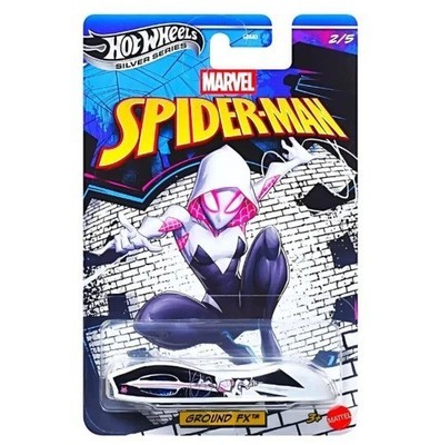 Hot Wheels Silver Series Marvel Spider-Man 2026-L Set of 5 (In