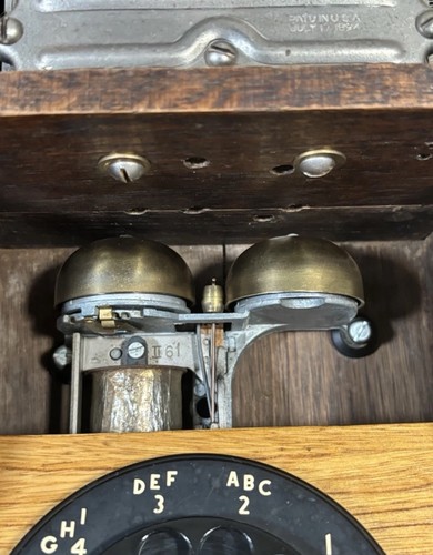 Atq Completely Refurbished Western Electric Co.⭐️Hand Crank Wood Box Telephone⭐️ - Picture 15 of 23