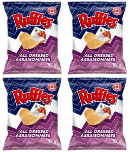 white christmas dresses Ruffles All Dressed Chips - 40g
