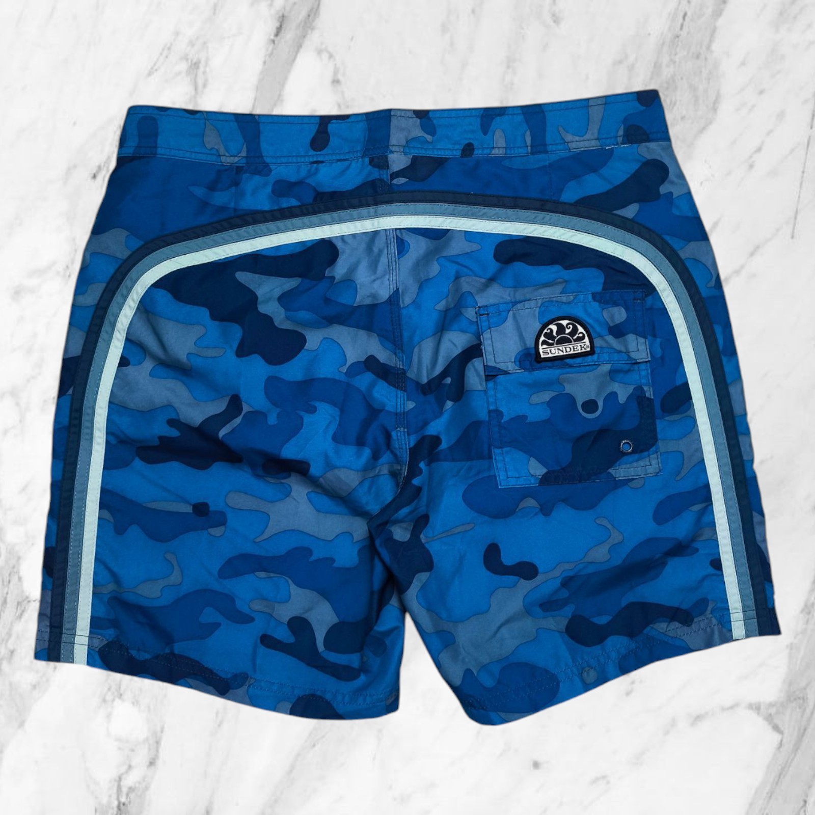 Sundek Bañador Hombre Camuflaje Camo Militar Talla M 33 / Entre 46Y 48 ita