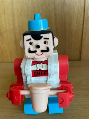 RARE Topper Ding-A-lings 'Alternate' CHEF Robot made in Hong Kong 1970