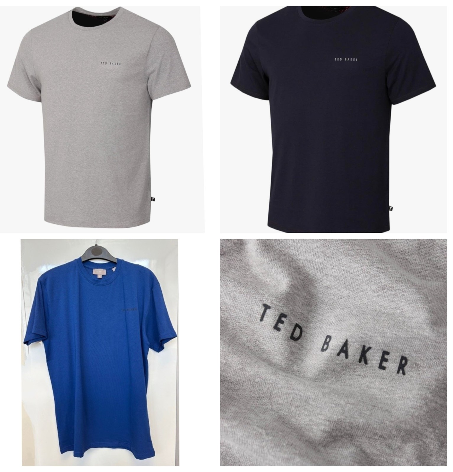 Ted Baker mens crew neck short sleeve t-shirt various colours size S/M/L/XL