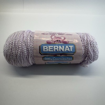 Bernat Baby Coordinates Soft Mauve 6oz Pompadour Yarn Discontinued New