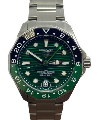 TAG Heuer Aquaracer GMT WBP5115.BA0013 Green Dial Automatic Men's Watch
