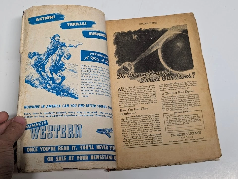 Amazing Stories May 1949 Vintage Science Fiction Pulp Magazine - Image 4 of 4